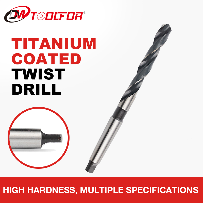 Акции фабрики DIN345 HSS ФРЕЗЕРОВАННЫЙ КОНИЧЕСКИЙ ХВОСТОВИК ЧЕРНЫЙ БЕЛЫЙ TWIST DRILL BITS set